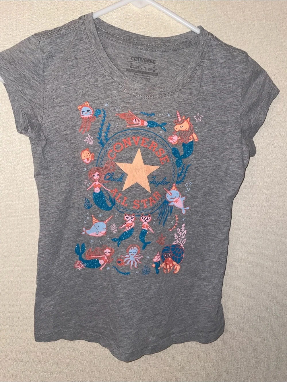 Converse Gray Branded Crewneck Tee